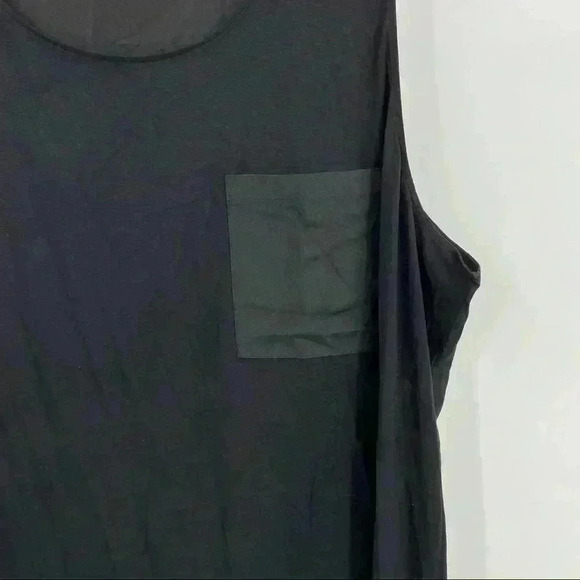 Lane Bryant Black Sleeveless Top W/Pocket Sz 26/28 - Picture 4 of 9
